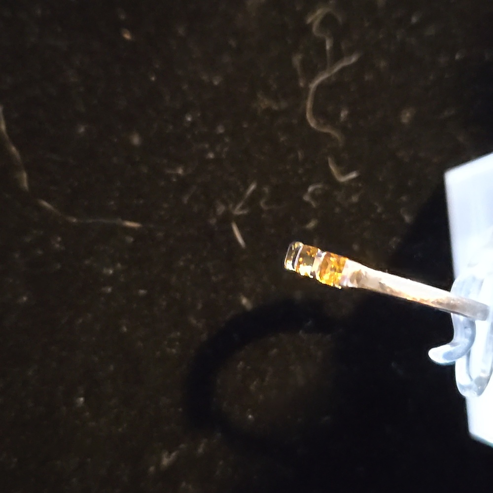 Silver Citrine Ring, 8 - Picture 2 of 7